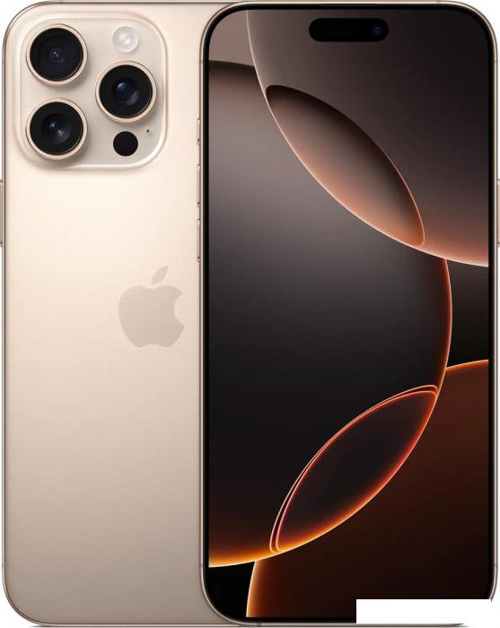 Смартфон Apple iPhone 16 Pro Max 1TB (пустынный титан) - фото