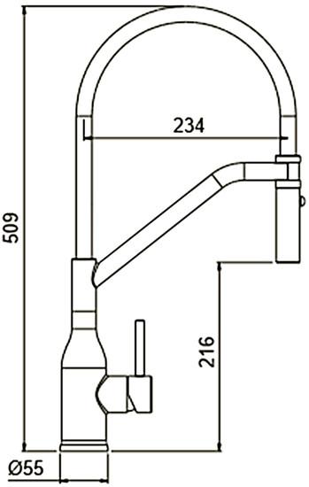 Смеситель Gappo G4098-16 - фото