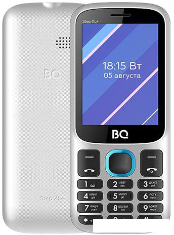 Мобильный телефон BQ-Mobile BQ-2820 Step XL+ (белый/синий) - фото