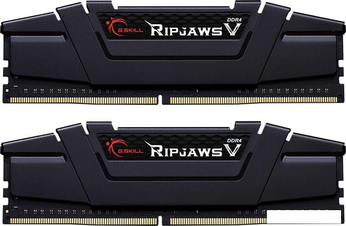 Оперативная память G.Skill Ripjaws V 2x32GB DDR4 PC4-21300 F4-3600C16D-64GVK - фото