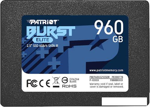 SSD Patriot Burst Elite 1.92TB PBE192TS25SSDR - фото