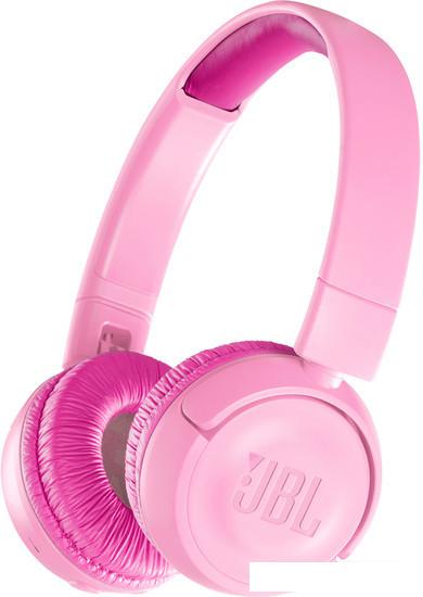 Наушники с микрофоном JBL JR300BT (розовый) - фото