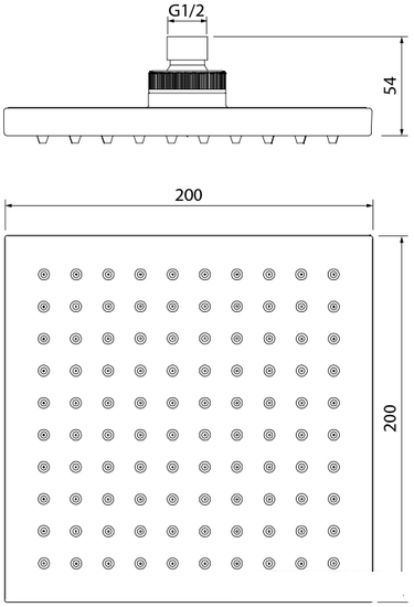 Верхний душ IDDIS 00220SPi64 - фото