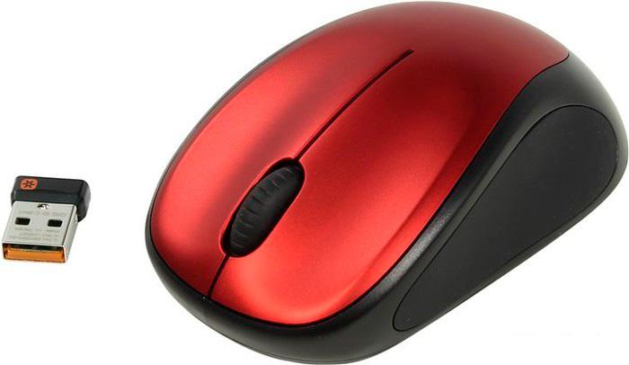 Мышь Logitech M235 Wireless Mouse (красный) [910-002496] - фото