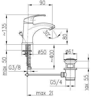 Смеситель Armatura Krzem 4212-815-00 - фото