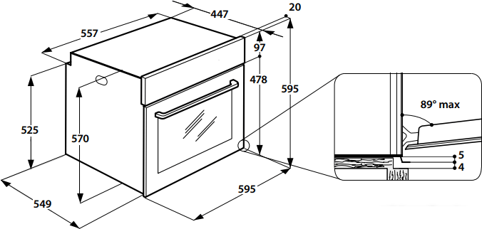 Духовой шкаф Indesit IFW 4534 H WH - фото