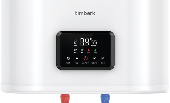 Накопительный электрический водонагреватель Timberk Home Intellect T-WSS80-N72-V-WF - фото