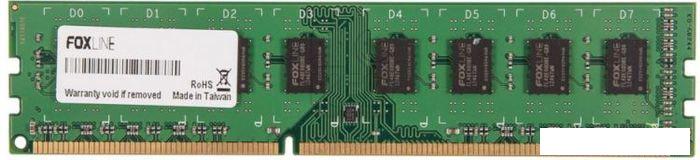 Оперативная память Foxline 8GB DDR3 PC3-12800 FL1600LE11/8 - фото