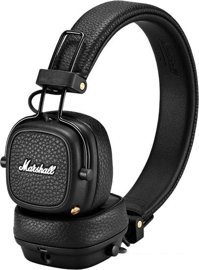 Наушники с микрофоном Marshall Major III Bluetooth (черный) - фото