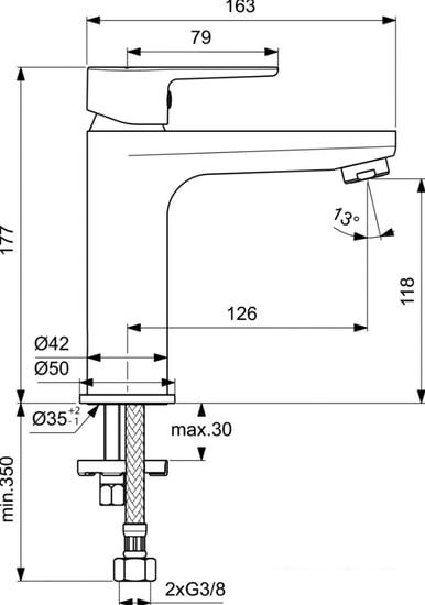 Смеситель Ideal Standard Cerafine O BC554 - фото