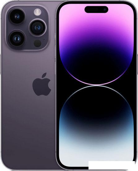 Смартфон Apple iPhone 14 Pro 512GB (темно-фиолетовый) - фото
