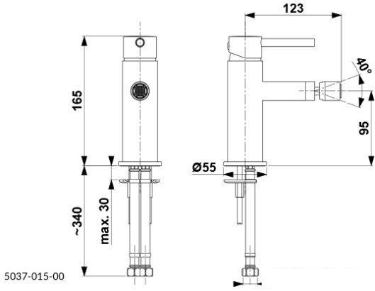 Смеситель Armatura Moza 5037-015-00 - фото