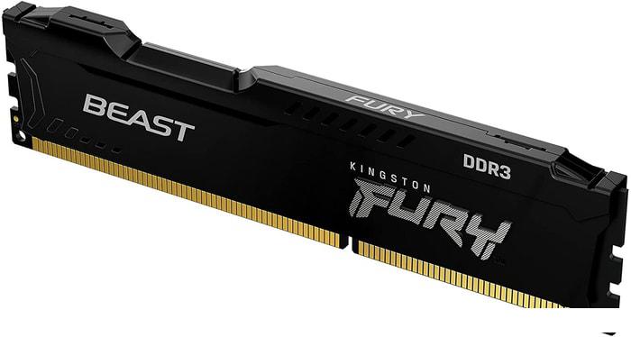 Оперативная память Kingston FURY Beast 8GB DDR3 PC3-12800 KF316C10BB/8 - фото