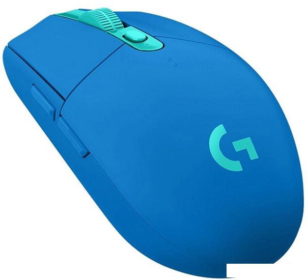 Игровая мышь Logitech Lightspeed G305 (синий) - фото