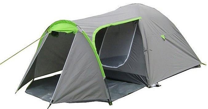 Треккинговая палатка Calviano Acamper Monsun 4 (серый) - фото