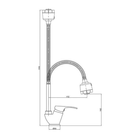 Смеситель Gross Aqua Base 3205258С-В015 - фото