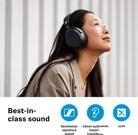 Наушники Sennheiser Momentum 4 Wireless (черный) - фото