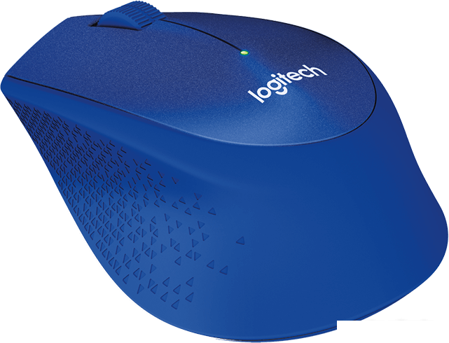 Мышь Logitech M330 Silent Plus (синий) [910-004910] - фото