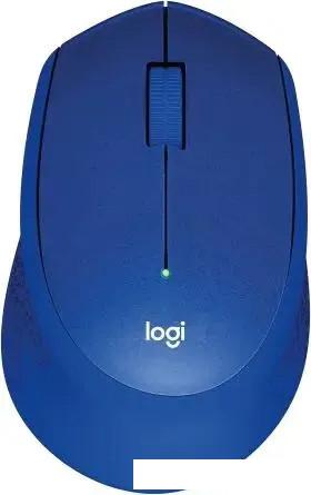 Мышь Logitech M331 Silent Plus (синий) - фото