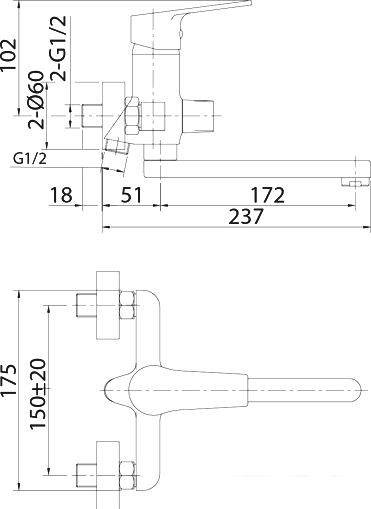 Смеситель Milardo Helic HELSB02M02 - фото