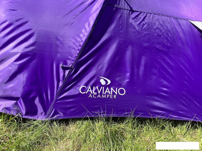 Треккинговая палатка Calviano Acamper Monsun 3 (фиолетовый) - фото