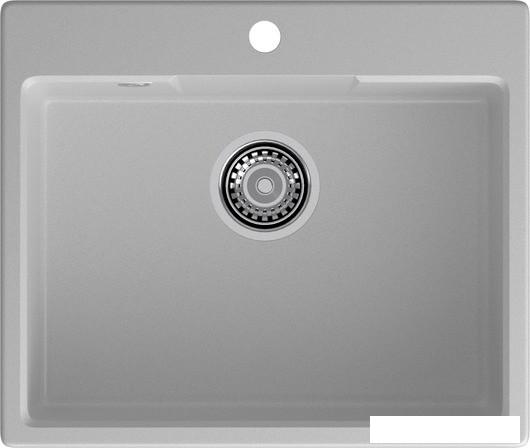 Кухонная мойка GranFest QUARZ GF-UR-658 (серый) - фото