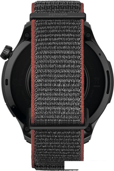 Умные часы Amazfit GTR 4 (черный, с черным нейлоновым ремешком) - фото
