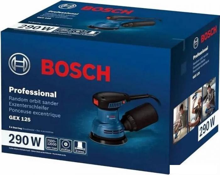 Эксцентриковая шлифмашина Bosch GEX 125 06013A8020 - фото