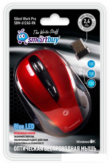 Мышь SmartBuy 612AG Red/Black (SBM-612AG-RK) - фото