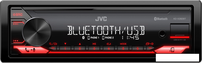 USB-магнитола JVC KD-X282BT - фото