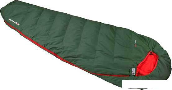 Спальный мешок High Peak Pak 600 23246 (зеленый/красный) - фото