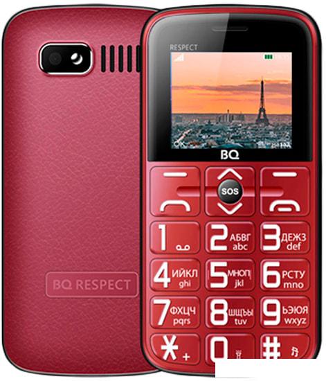 Мобильный телефон BQ-Mobile BQ-1851 Respect (красный) - фото