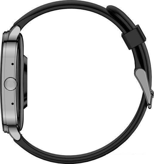 Умные часы Amazfit Pop 3S (черный, с силиконовым ремешком) - фото