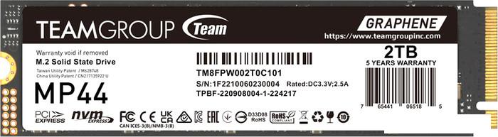 SSD Team MP44 2TB TM8FPW002T0C101 - фото