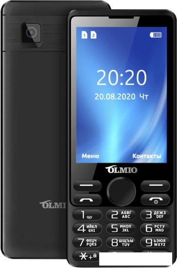 Кнопочный телефон Olmio E35 (черный) - фото