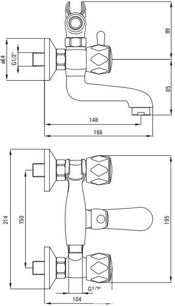 Смеситель Deante Teno BON 011D - фото