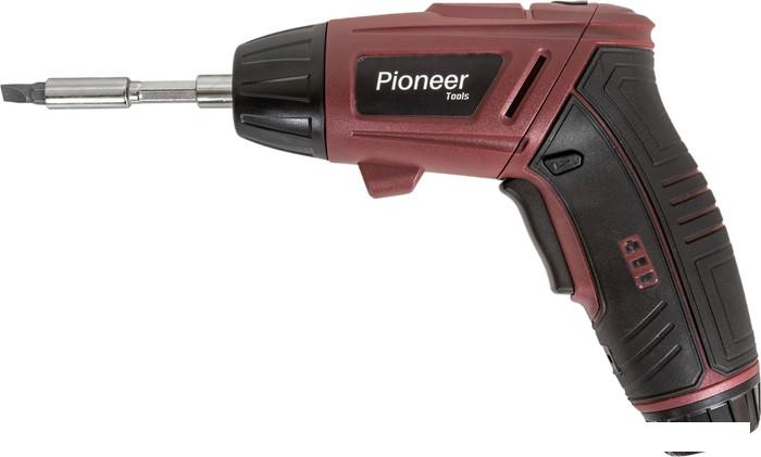 Электроотвертка Pioneer Tools CS-M0401 (с 1-им АКБ, оснастка) - фото