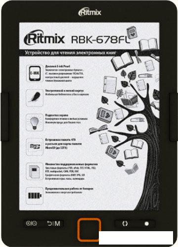 Электронная книга Ritmix RBK-678FL - фото