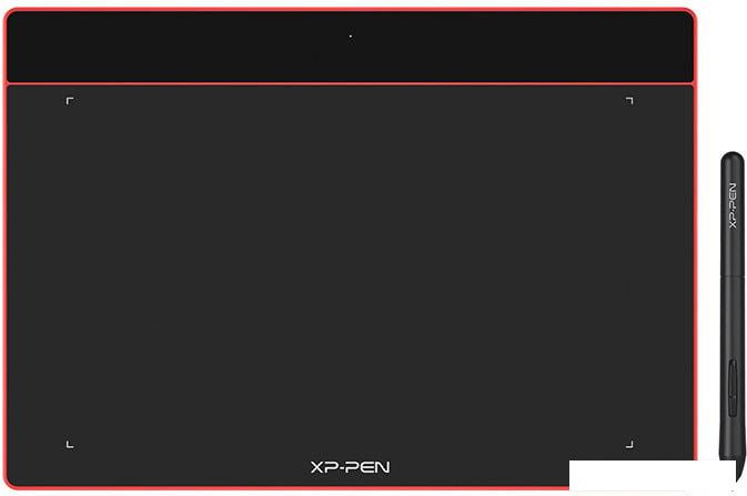 Графический планшет XP-Pen Deco Fun L (красный) - фото