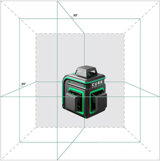 Лазерный нивелир ADA Instruments Cube 3-360 Green Home Edition А00566 - фото