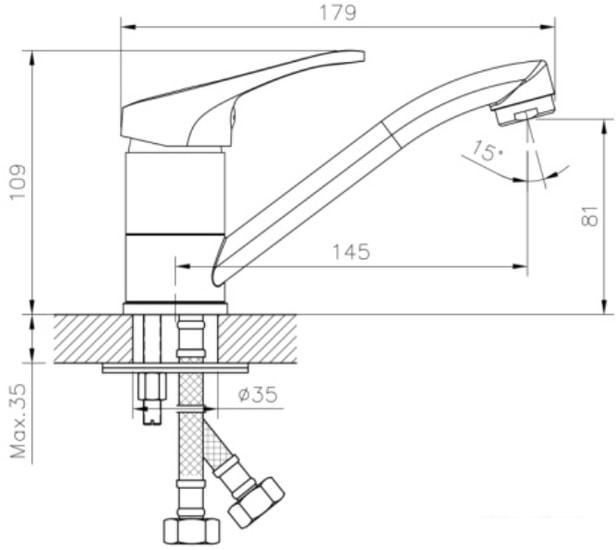 Смеситель Decoroom DR21012 - фото