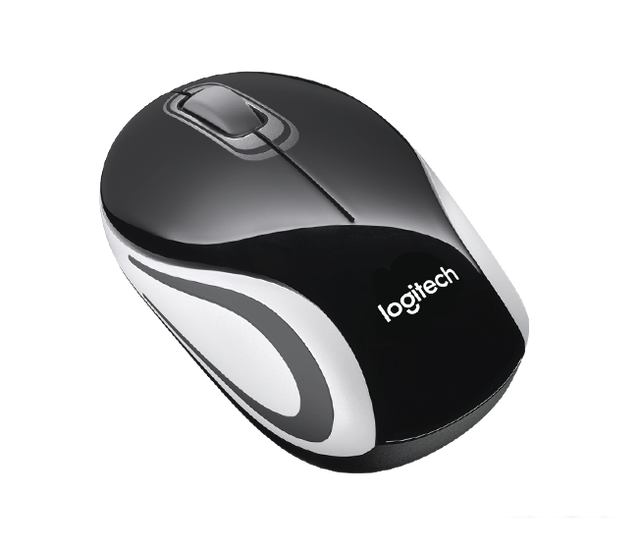 Мышь Logitech Wireless Mini Mouse M187 (черный) [910-002736] - фото