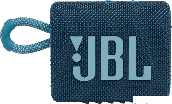 Беспроводная колонка JBL Go 3 (синий) - фото