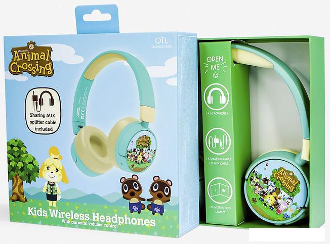 Наушники OTL Technologies Nintendo Animal Crossing Kids Wireless AC0998 - фото