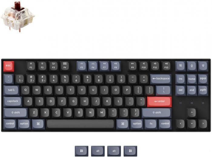 Клавиатура Keychron K8 Pro RGB K8P-H3-RU (Gateron G Pro Brown) - фото