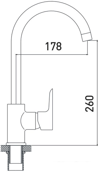 Смеситель Gross Aqua Space 3118288С-В02 - фото