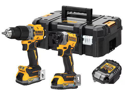 DeWalt DCK2050E2T-GB (шуруповерт, винтоверт, 2 АКБ, кейс) - фото