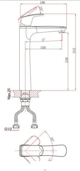 Смеситель A-Five A5-0320 - фото