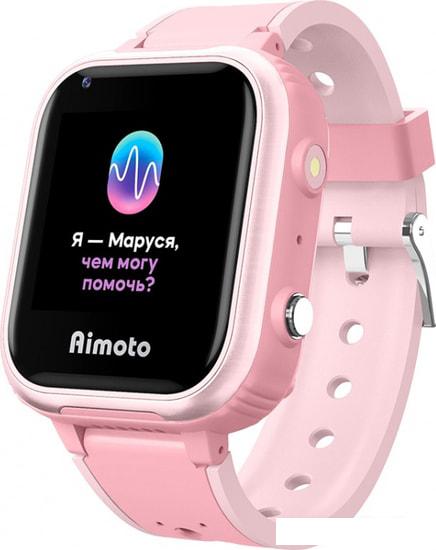 Умные часы Aimoto IQ 4G (розовый) - фото