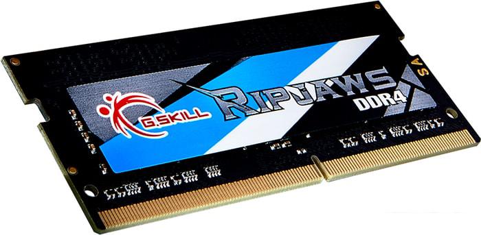 Оперативная память G.Skill Ripjaws 8GB DDR4 SODIMM PC4-25600 F4-3200C22S-8GRS - фото